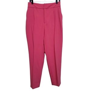 Zara Womens Pink Pleated Pant Trouser Size Medium